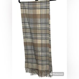V.Fraas Cashmink Plaid Scarf